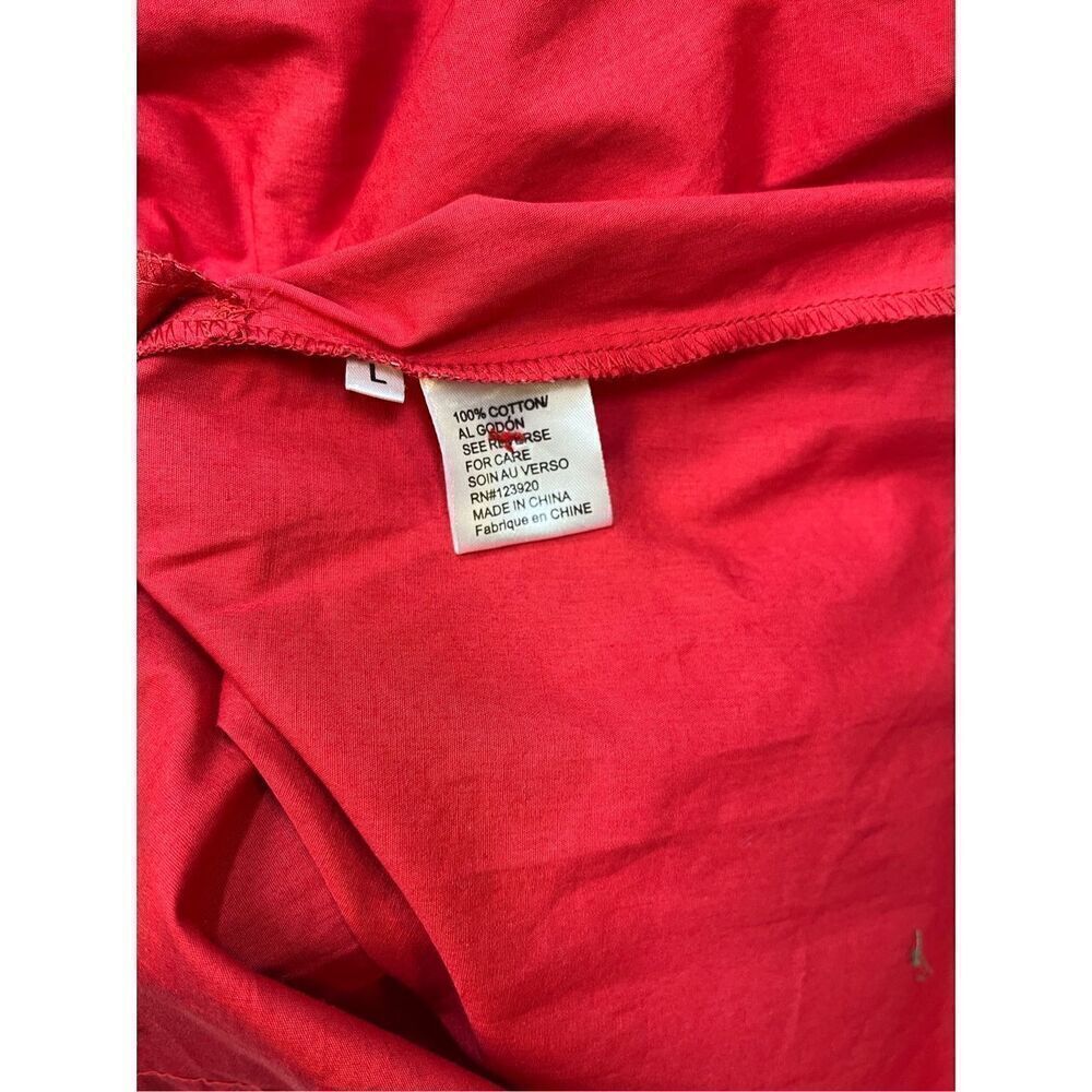 NEW Anthropologie Little Yellow Button With A Flourish Red ShirtDress Size Large - Picture 9 of 12